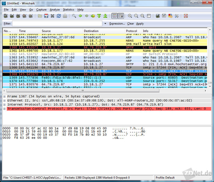 for iphone download Wireshark 4.0.7 free