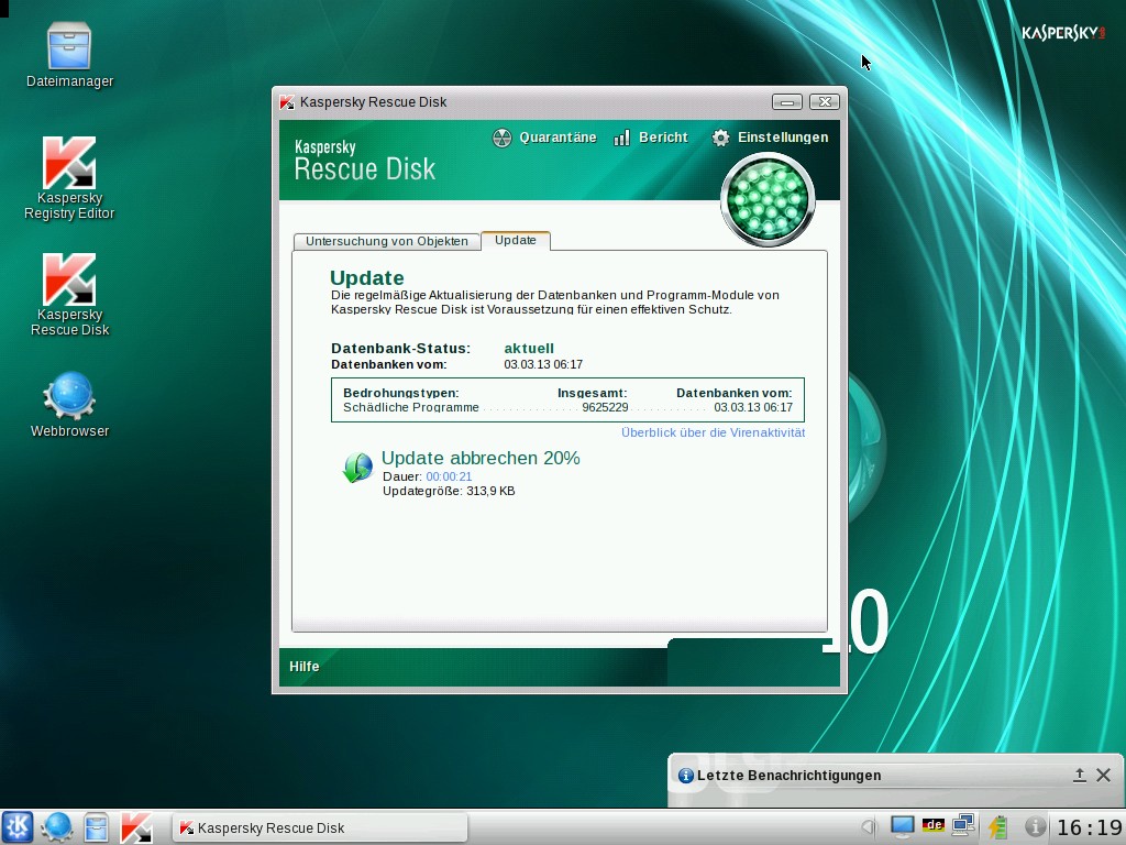 kaspersky endpoint security 10 create rescue disk