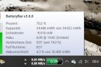 BatteryBar (Screenshot: ZDNet.de)