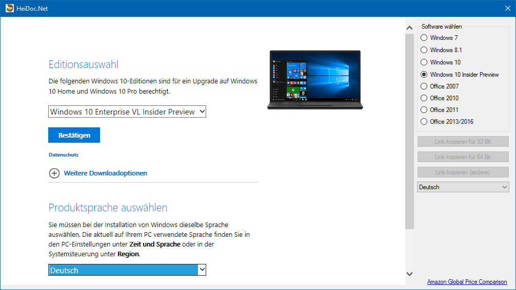 Microsoft windows & office iso download tool windows 10